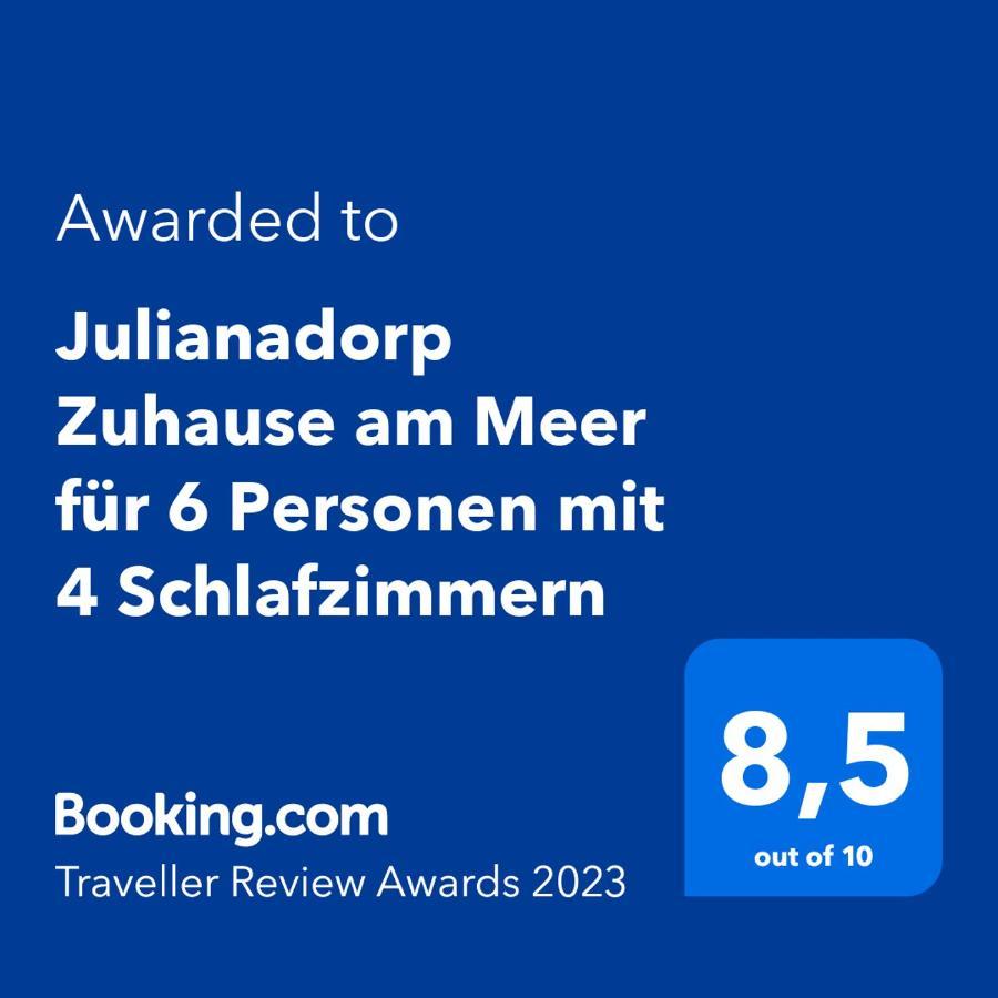 Julianadorp Zuhause Am Meer Fuer 6 Personen Mit 4 Schlafzimmern Экстерьер фото
